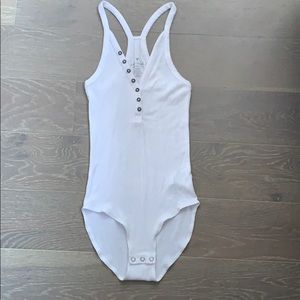 Ribbed tank bodysuit